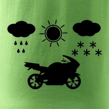 Motorkář za každého počasí - silnice