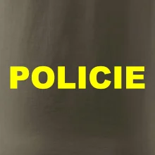 Policie Nápis žlutý