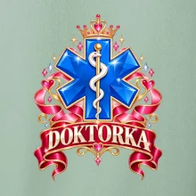 Doktorka - stuhy a kříž