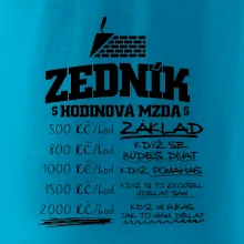 Hodinová mzda zedník