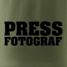 Novinář nápis - Press Fotograf
