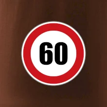 Dopravní značka - omezení rychlosti 60