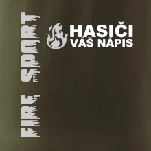 Hasiči REFLEXNÍ (oheň, Firesport, název sboru - vlastní nápis)