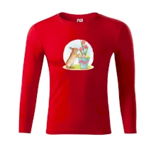 Velikonoční zajíček tulipány