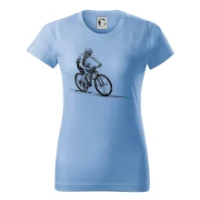 MTB kreslený cyklista MTB kreslený cyklista