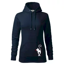 Zamilovaná kočka zezadu