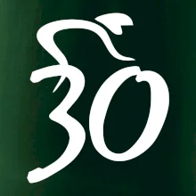 Cyklista slaví třicítku (30)