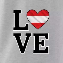 Love Rakouská vlajka