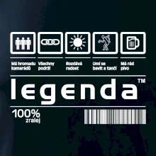 Čárový kód - Legenda Čárový kód - Legenda