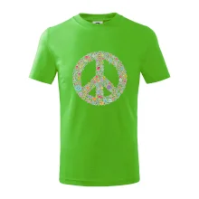 Peace symbol lístečky