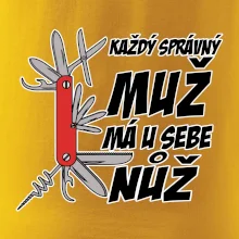 Každý správný muž, má u sebe nůž