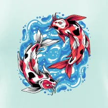 Yin & Yang Koi kapr - červený