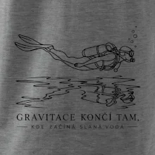 Gravitace končí ve slané vodě
