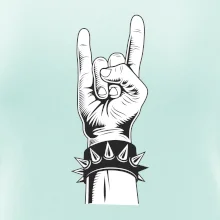 Rock ruka s náramkem