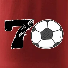 Fotbal kulaté narozeniny 70