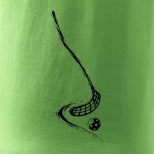 Minimalistická florbalka s míčkem