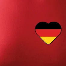 Germany love malé - Německá vlajka