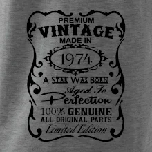 Vintage Etiketa - 1974