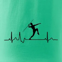 EKG hod oštěpem muž