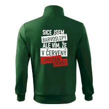 Sice jsem barvoslepý, ale vím, že v červené vypadám dobře