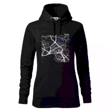 Praha - 14100 mapa s vodními toky