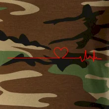 Poker EKG srdce červené