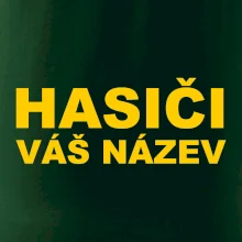 Hasiči - žlutý nápis - váš název sboru