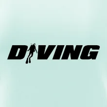Diving nápis potápěč