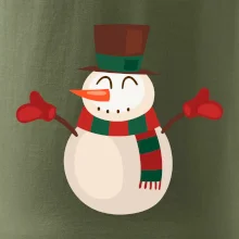 Vánoční sněhulák