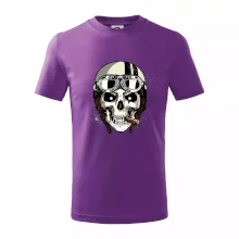 Motorkářská helma a doutník