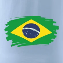 Brazílie vlajka štětkou