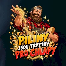 Piliny jsou třpytky pro chlapy - vousatý truhlář