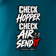 Kontrola zásobníku check hopper air paintball