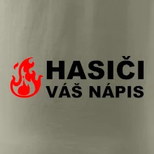 Hasiči (oheň, název sboru - vlastní nápis)