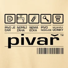 Čárový kód pivař Čárový kód pivař
