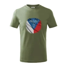 Hrdinové zdravotnictví - Česká vlajka (Pecka design)