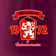 Narozena v Československu - Přelepený znak 1972