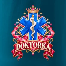 Doktorka - stuhy a kříž