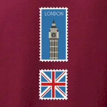 Londýn známka barevná