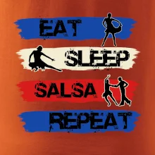 Eat sleep salsa repeat