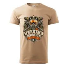 Víkendová mise vintage paintball odznak