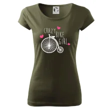 Crazy bike girl