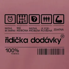 Čárový kód - řidička dodávky