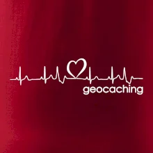 Moje srdce bije pro Geocaching -text