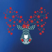 Folklor - jelen s červenými plody