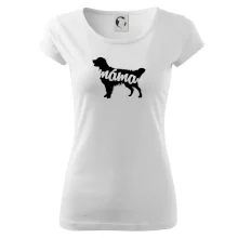 Zlatý retrívr máma obrys