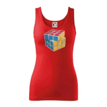 Rubikova kostka kreslená