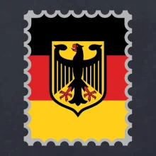 Německá známka - vlajka