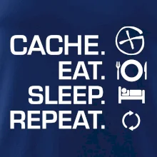 Eat sleep repeat Cache