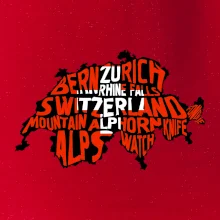 Mapy - názvy měst - Švýcarsko